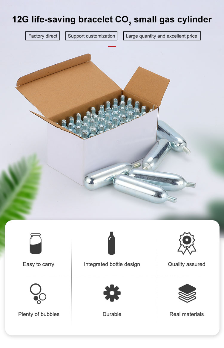 12g Threaded CO2 Cartridge