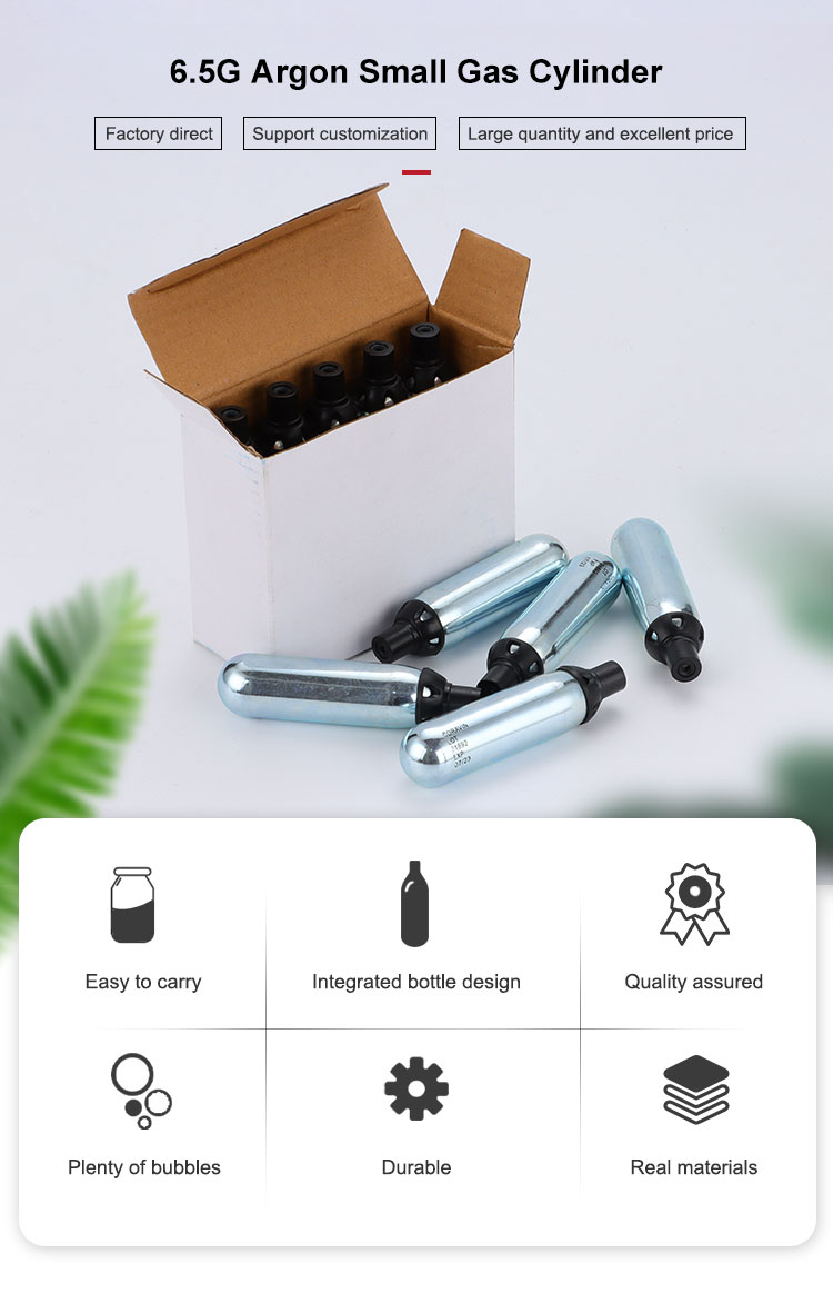 6.5g Argon Capsules for Wine Preservation